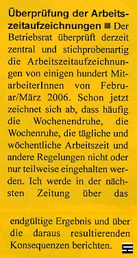 Faksimile aus BETRIEBSRAT NÖ Hilfswerk