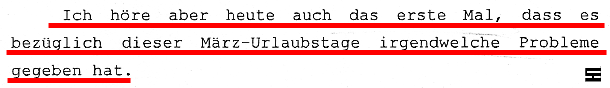 Faksimile aus dem Protokoll der gerichtlichen Einvernahme des Personalleiters Mag. Wolfgang SCHABATA durch das Landesgericht Korneuburg