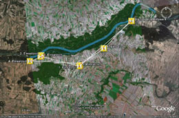 Der Arbeitstag - dargestellt mit Google Earth - zur Vergrößerung anklicken