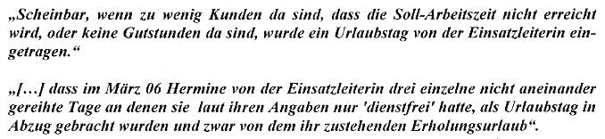 Faksimile aus der Klage der Anwälte vom HILFSWERK zur Streichung der themenbezogenen Reportageninhalte