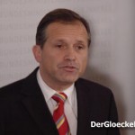 Dr. Ernst Strasser (ÖVP) vor Desater zur Causa NÖ HILFSWERK